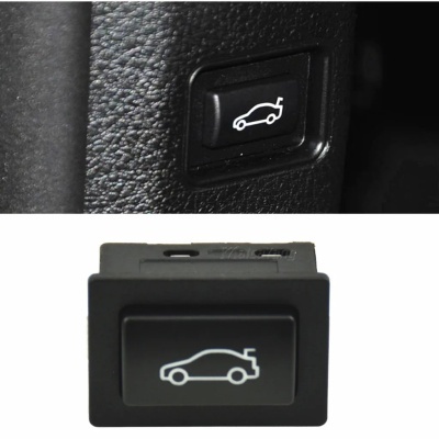 Capa do botão de desbloqueio do porta-malas, acessório automotivo para bmw série 3/5/7, f20, f30, f35, f10, f11, f18, e84, oem 61319200316, 1 peça