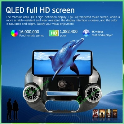Radio  Mercedes Benz, 12,3 ", Vito W447 116 2014-2021, navegação GPS, rádio, Android 12, Carplay, 4G, câmera 360 TOPO de GAMA 2024 KIT