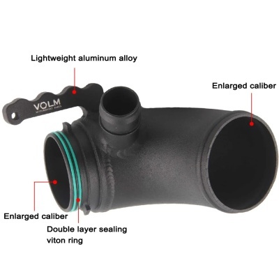 Mangueira de entrada Turbo de silicone, Cotovelo de entrada, Eliminar silenciador, VW Golf MK7 R, Audi V8 MK3 A3 S3 TT 2.0T, 2014 + Mangueira de entrada Turbo de silicone, Cotovelo de entrada, Eliminar silenciador, VW Golf MK7 R, Audi V8 MK3 A3 S3 TT 2.0T, 2014 +