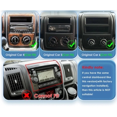Radio  Fiat Ducato3 2006-2022Car Navegação GPS AutoRadio Stereo Multimedia Video Player HeadUnit