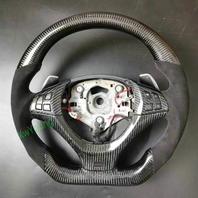 Volante BMW X5, E70, X6, E71 com remo Shiters/ Patilhas , fibra de carbono