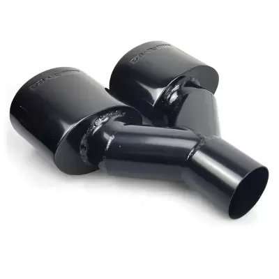 Ponteiras de Escape Dupla para Mercedes Benz W204c-class saídas, amg, 1 par aço inoxidável Acabamento Preto   Qualidade.