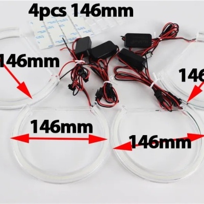 Angel Eyes LED lhos do anjo, luz do dia, BMW 3, 5, 7 séries, E36, E46, E39, E38, 525i, 316i, 318i, 528i, 750i, 325i Qualidade!