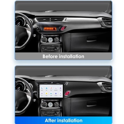 Radio Citroen C3, DS3, 2010-2016, 7862, 9" Novo Modelo 2024