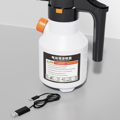 Pulverizador de Espuma Elétrico Profissional  2l Canhão de Espuma de Neve Motorizado pulverizador de Lavagem