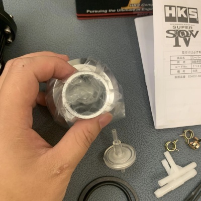 Universal SQV 4 Turbo Blow Off Valve para HKS VI SSQV BOV alumínio Pull-Type com adaptador Preto Prata Novo