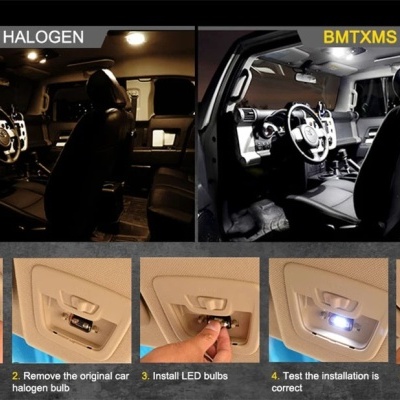 KIT BMTxms-luz interior LED para Honda Civic Hatchback, Sedan Coupe, 6 °, 7 °, 8 °, 9 °, 10 °, 2006, 2007, 2008, 2009, 2011, 2012, 2014, 2017