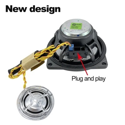 Upgrade Colunas LQ AUDIO Premium Medio Midrange Speaker Portas Trazeiras ,   E60,E61, F30,F31, G30, F10,F11, E90, G20, G05, G06,