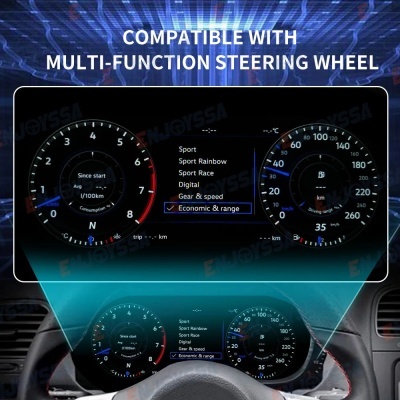 Quadrante Volkswagen VW golf 6  lcd velocímetro do carro painel digital cluster para NOVIDADE!!