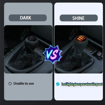 Manete Moca Manete   Velocidades  BMW Série  1  3 4 5  6  Engrenagem Manual Com Iluminação