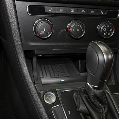 Carregador Telemovel Para Consola Central Sem Fio para Volkswagen golf 7, mk7, 2015, 2018