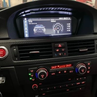 Radio BMW E60  E61  E62  E63  E90  E91  E92  2005-2012 Navegação GPS Sem Fio Carplay RDS WIFI 4G QLED