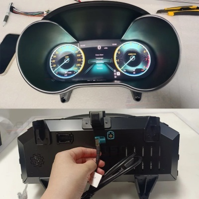 Quadrante Mercedes-Benz C GLC W205 2015-2018 Painel Digital LCD para , Cluster do Instrumento, Cockpit, Velocímetro