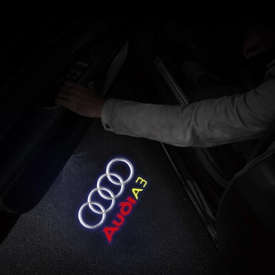 Iluminação Porta Boas Vindas Portas Audi Sline S3 S4 S5 S6 S7 RS Quattro Q7 Q5 Q3 A4 B8 8 8P A3 A6 C7 A5 A6L
