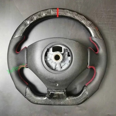 Volante Peugeot 206, 207, Citroen C2 De Fibra De Carbono Do Carro