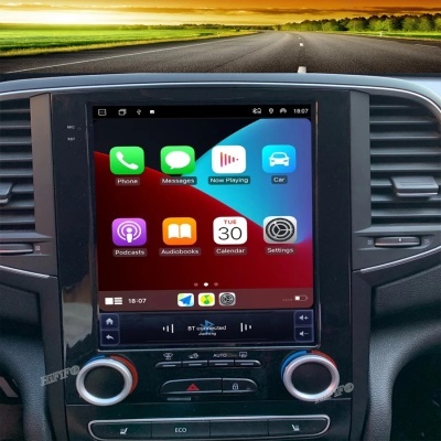 Radio Renault Megane 4, Samsung Koleos, SM6, Talismã 2017-2019 Android 13, Tipo Tesla Navegação GPS