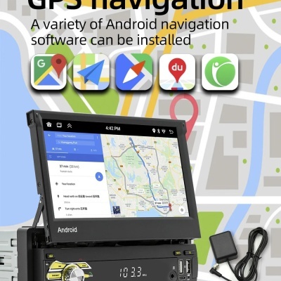 Radio Android 7in Ecra Rebativel Car Play Android 13 OFERTA Camera 1080p! Radio Android 7in Ecra Rebativel Car Play Android 13 OFERTA Camera 1080p!