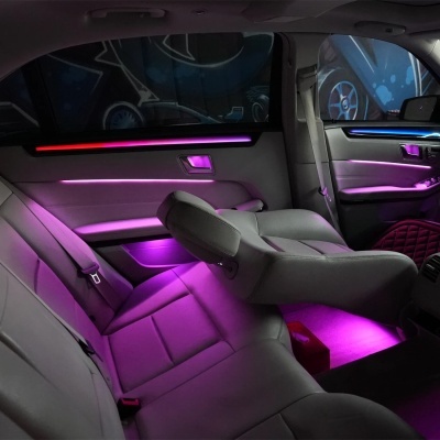 Luz Ambiente Decorativa  Mercedes-Benz W212, E-class, E63, E250, E350, E260, 2010, 2011, 2012, 2013, 2014, 2015