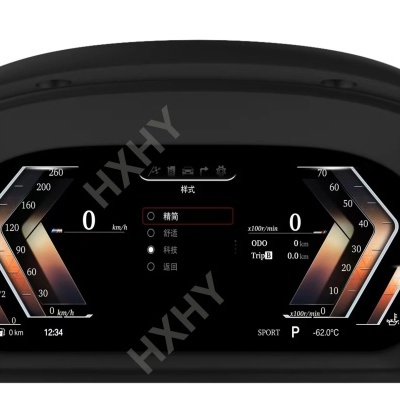 Quadrante BMW  F32, F33, F36, 2013-2017 Série 4, Painel Digital para Cluster de Instrumentos, Cockpit, Velocímetro