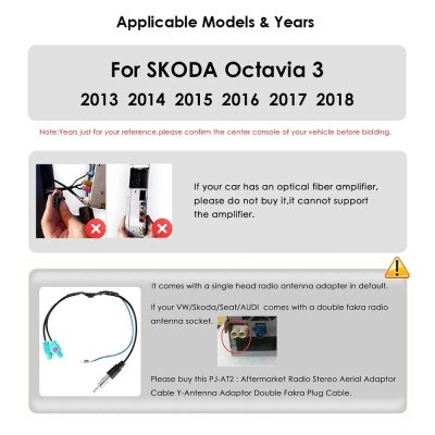 Radio Volkswagen SKODA Octavia 3 A7 2013-2018  4G  Modelo 2024