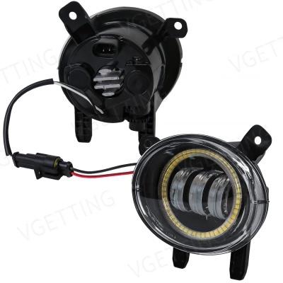 Farois Nevoeiro  LED para BMW  BMW F20, F21, F22, F23, F45, F46, F30, F31, F34, F35, 12V , Angel Eye, lâmpada de nevoeiro