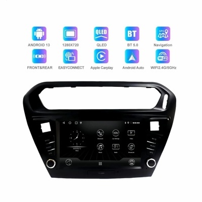 Radio Citroen elysee 2013-2018   Multimídia Navegação GPS Sem Fio Carplay RDS WIFI 4G QLED