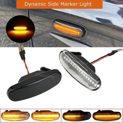 Pisca Dinâmico intermitente sequencial, Fiat Panda 169 Grande Punto Inkl Evo Doblo Fiorino Linea Idea