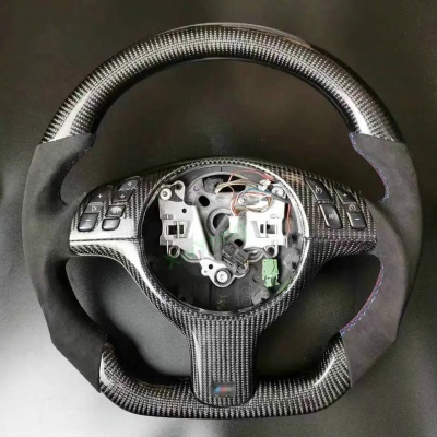 Volante  BMW E46 M3 E38 E39 E46 E53 318 320 325 330 de fibra de carbono