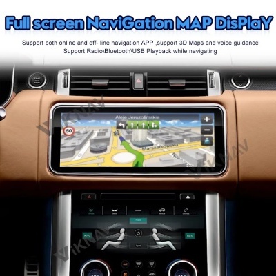 Radio  Range Rover Sport L494 2013-2020, IPS Touch Screen, Android 13.0, Auto Stereo Player, Atualização, 128GB Radio  Range Rover Sport L494 2013-2020, IPS Touch Screen, Android 13.0, Auto Stereo Player, Atualização, 128GB