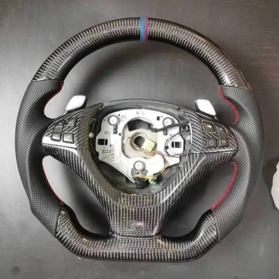 Volante BMW X5, E70, X6, E71 com remo Shiters/ Patilhas , fibra de carbono