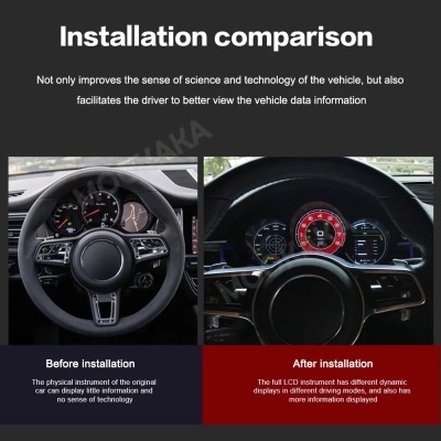 Quadrante Digital  Porsche Macan 2015-2019