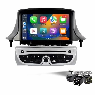 Radio Renault Megane 3 fluence samsung sm3 2008 - 2014  Multimídia Navegação GPS Sem Fio Carplay RDS WIFI 4G QLED