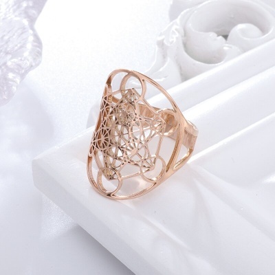 Anel Cubo Arcanjo Metatron