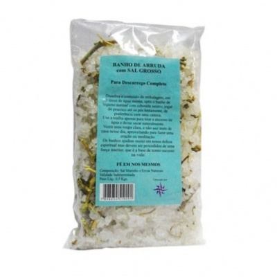 Banho de Arruda com Sal Grosso