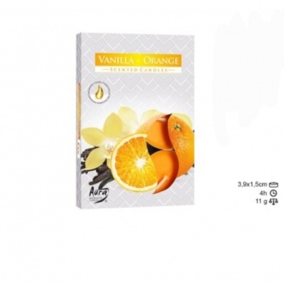 VELAS AROMÁTICAS VANILLA - ORANGE