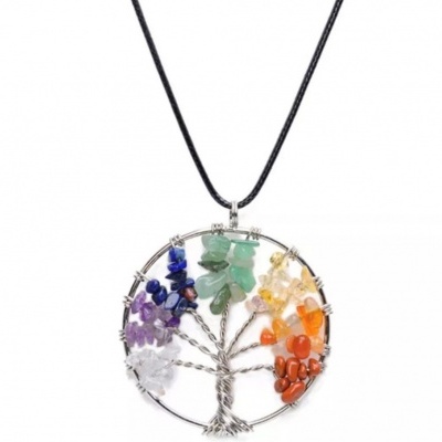 COLAR  CHAKRAS/ÁRVORE