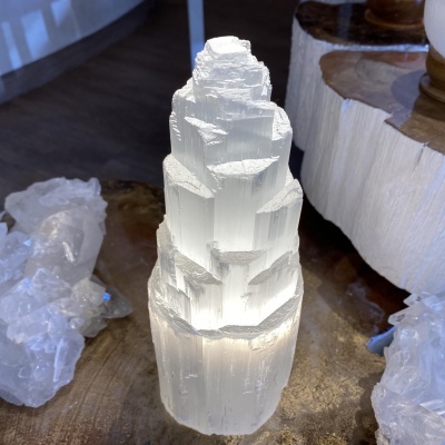 Candeeiro de Selenite 15 CM