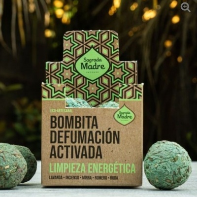 Sagrada Madre Bombita Defumação Activada - Limpeza Energética