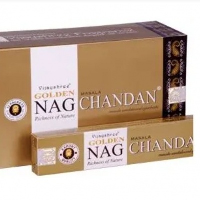 INCENSO NAG CHANDAN-DOURADO
