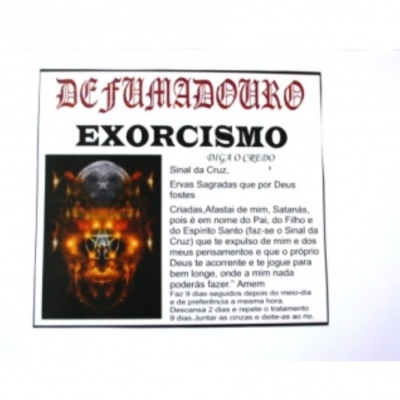 DEFUMADOURO EXORCISMO