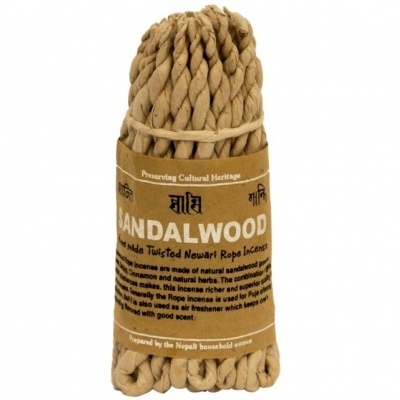 Incenso corda nepal sândalo