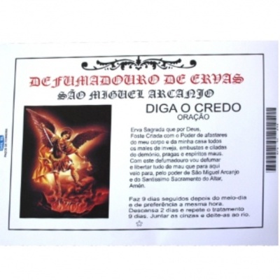 DEFUMADOURO SÃO MIGUEL ARCANJO