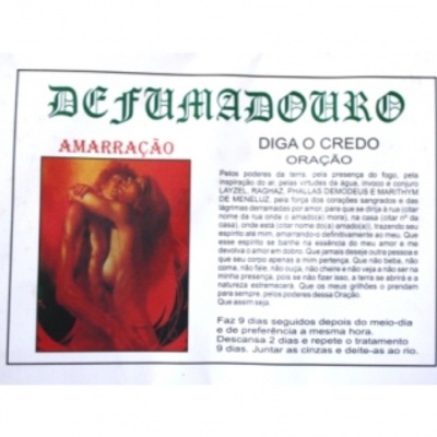 DEFUMADOURO AMARRAÇÃO