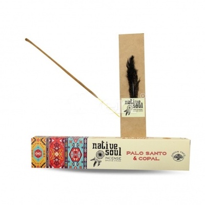 INCENSO TRIBAL SOUL PAU SANTO E COPAL