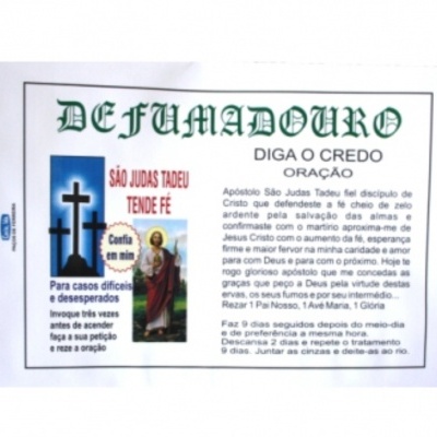 DEFUMADOURO SÃO JUDAS TADEU - CASOS DIFÍCEIS E DESESPERADOS