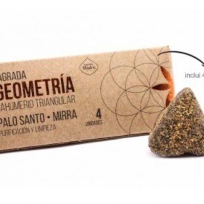 Sagrada Madre Triangulo Defumação Ativada - Pau Santo & Mirra