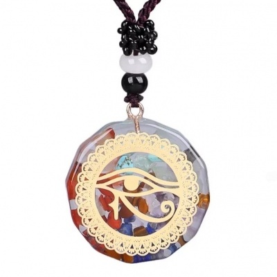 COLAR ORGANITE OLHO DE HÓRUS