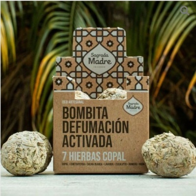 Sagrada Madre Bombita Defumação Activada - 7 Ervas Copal