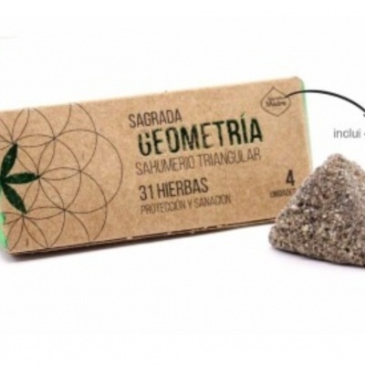 Sagrada Madre Triangulo Defumação Activada - 31 Ervas