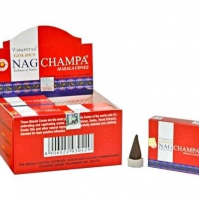 INCENSO NAG CHAMPA - VERMELHO CONES